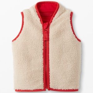 Hannah Andersson Shearling Vest size 3-6 months